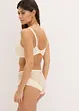 Culotte a vita alta laser cut con pizzo delicato, bonprix