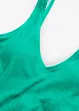 Costume intero a trama operata con scollatura profonda, bonprix
