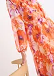 Abito di chiffon con volant, bonprix