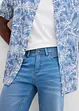 Bermuda di jeans in felpa con taglio comfort, regular fit, bonprix