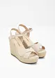 Sandali con zeppa, bonprix