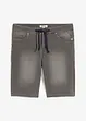 Bermuda di jeans in felpa con taglio comfort, regular fit, bonprix