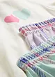 Pigiama estivo in puro cotone biologico (set 4 pezzi), bonprix