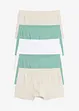 Boxer aderenti con cotone biologico morbido (pacco da 5), bonprix