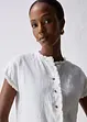 Blusa a tunica in puro lino, bonprix