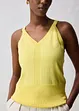 Top in maglia misto seta, bonprix
