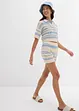Shorts di maglia in misto cotone e lino fresco e leggero, bonprix