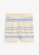 Shorts di maglia in misto cotone e lino fresco e leggero, bonprix