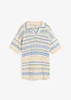 T-shirt in maglia di misto lino e cotone fresco, bonprix