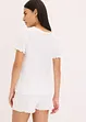 Pigiama estivo in jersey pointoille, bonprix