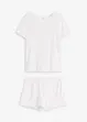 Pigiama estivo in jersey pointoille, bonprix