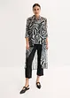 Camicia lunga in chiffon, bonprix