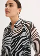 Camicia lunga in chiffon, bonprix
