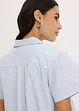 Blusa cropped a maniche corte in popeline di cotone, bonprix