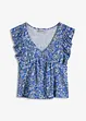 Top con volant, bonprix