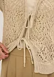Cardigan traforato con viscosa, bonprix