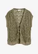 Cardigan traforato con viscosa, bonprix