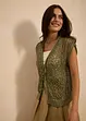 Cardigan traforato con viscosa, bonprix