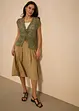 Cardigan traforato con viscosa, bonprix