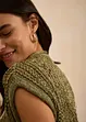 Cardigan traforato con viscosa, bonprix