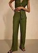 Pantaloni in jersey plissettati, bonprix