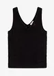 Top in maglia traforato, bonprix