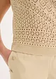 Top in maglia traforato, bonprix