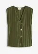 Top plissettato, bonprix