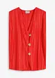 Top plissettato, bonprix
