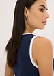 Top in jersey con bordi a contrasto, bonprix
