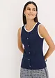 Top in jersey con bordi a contrasto, bonprix