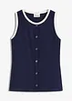 Top in jersey con bordi a contrasto, bonprix