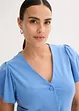 Abito in maglina con spacco, bonprix