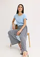 Pantaloni in jersey fantasia, bonprix