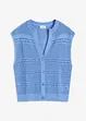 Cardigan traforato a maniche corte, bonprix
