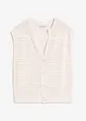 Cardigan traforato a maniche corte, bonprix