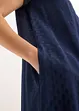 Abito jacquard con eleganti dettagli a pieghe, bonprix