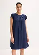 Abito jacquard con eleganti dettagli a pieghe, bonprix