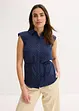 Blusa in satin con laccetti da annodare, bonprix