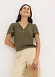 Maglia in viscosa con bottoni, bonprix