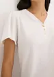 Maglia in viscosa con bottoni, bonprix