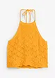 Top in maglia con scollo all'americana, bonprix