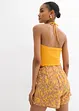 Top in maglia con scollo all'americana, bonprix