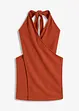 Top con scollo all'americana, bonprix