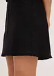 Minigonna in misto lino, bonprix