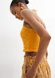Top in maglia con scollo all'americana, bonprix
