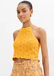 Top in maglia con scollo all'americana, bonprix