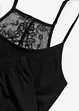 Pigiama estivo con pizzo sulla schiena, bonprix
