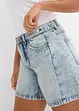 Shorts di jeans low stretch, vita media, bonprix