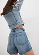 Shorts di jeans low stretch, vita media, bonprix